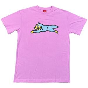 Ice Cream BBC Pink Graphic T Shirt Running Dog Logo Streetwear Mens M